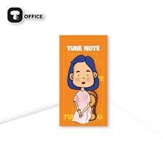 Sổ Tay Dài Tube Note 180T