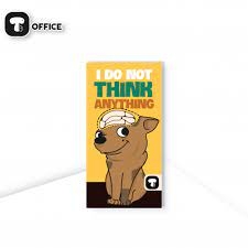 Sổ Xé Gáy A6 I Do Not Think Anything