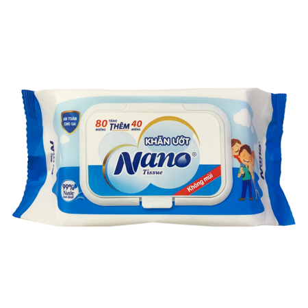 Khăn giấy ướt Nano - 120m