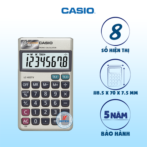 Máy tính Casio LC 403TV chính hãng