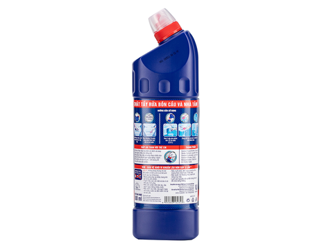 Nước tẩy bồn cầu Vim xanh biển diệt khuẩn chai 880ml