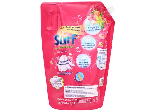 Nước giặt Surf - Hương Cỏ Hoa 2.9L Tặng