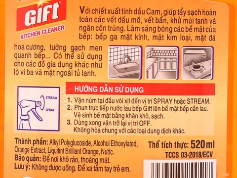 Lau bếp Gift 520 ml