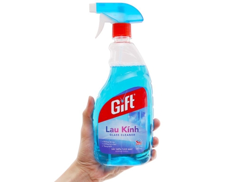 Lau kính Gift Sắc biển 580 ml