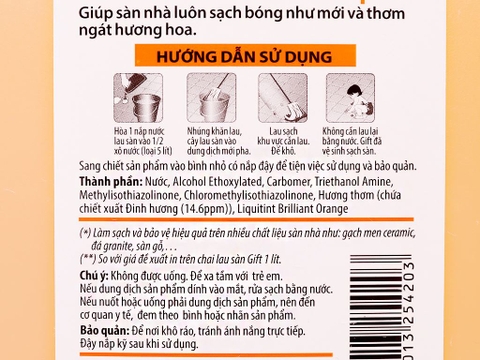 Lau sàn Gift Hương Tulip 3,8 kg