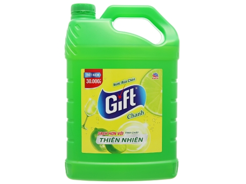 Rửa chén Gift Chanh 3,8 kg