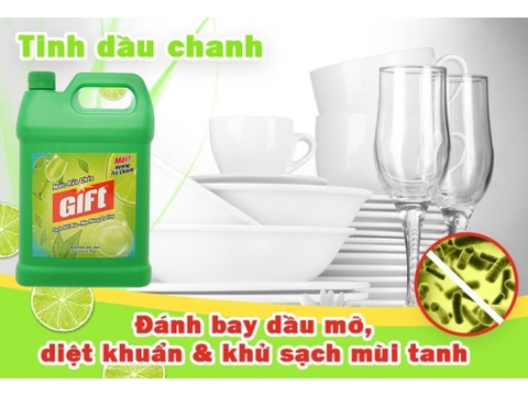 Rửa chén Gift Trà Xanh 3,8 kg