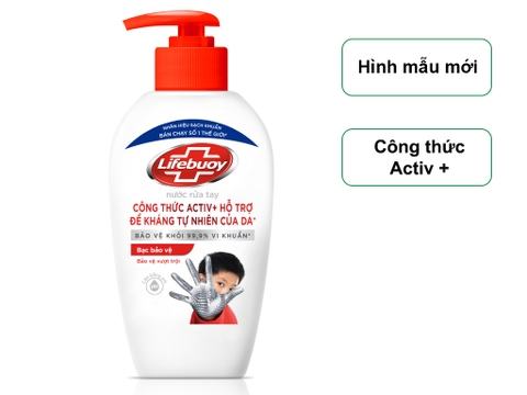 Nước rửa tay Lifebuoy bảo vệ vượt trội - chai 177ml