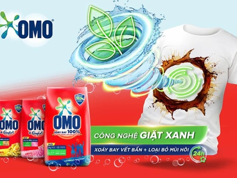 Bột giặt OMO hệ bọt thông minh 770g