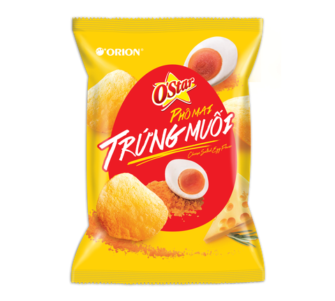 Bánh Snack O'Star - Vị Phô Mai Trứng Muối
