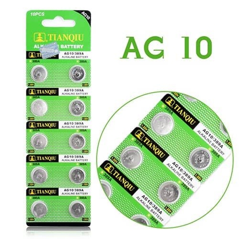 Pin đồng tiền AG10