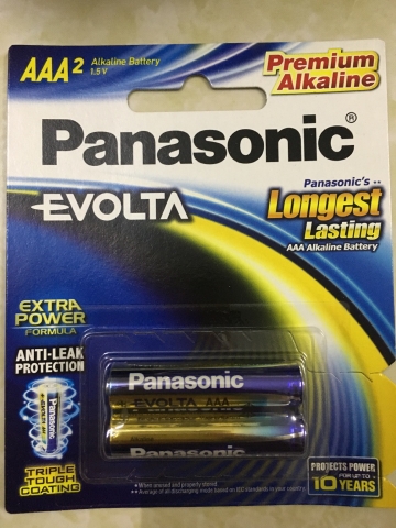 Pin 3A Panasonic - Pin vỉ - loại 1