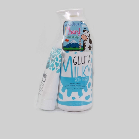 Sữa Tắm Milky Thái + SRM Xanh - White&Smooth