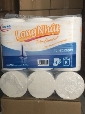 Giấy vệ sinh Long Nhật không lõi