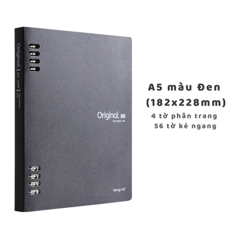 Sổ Còng Sắt Bìa Kraft Original S51 A5