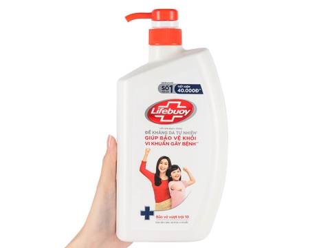 Sữa tắm Lifebuoy bảo vệ vượt trội- 850g