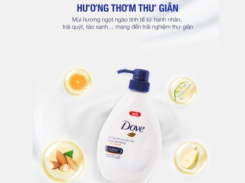 Sữa tắm Dove  Dưỡng Ẩm Chuyên Sâu - 530g