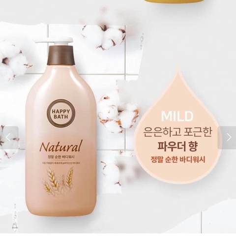 Sữa Tắm Happy Bath Hàn - Natural
