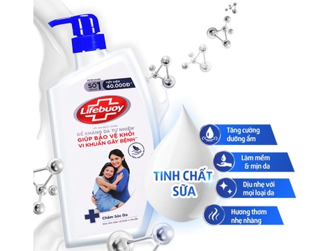 Sữa tắm Lifebuoy Chăm sóc da - 850g