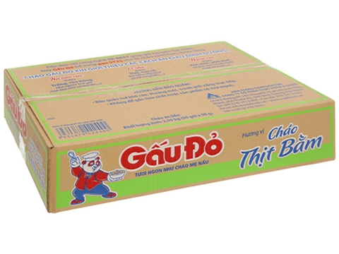 Cháo Gấu Đỏ vị Thịt Bằm