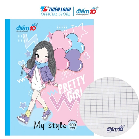Tập điểm 10 TP-NB049 (200T-4 ô ly ngang)