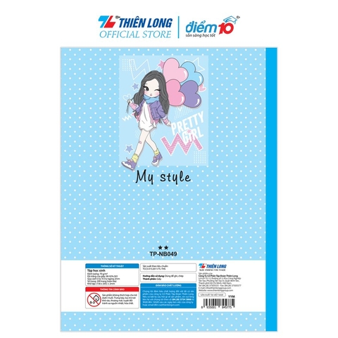 Tập điểm 10 TP-NB049 (200T-4 ô ly ngang)