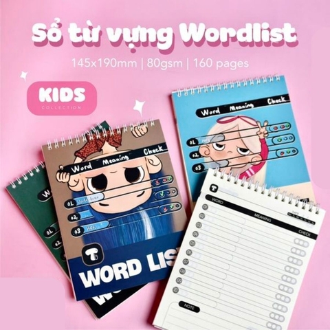 Sổ Học Từ Vựng A5 Word List 160T