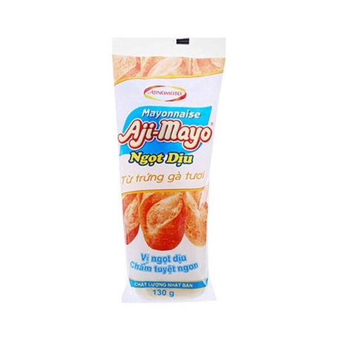 Xốt Mayonnaise Aji-mayo -130g Vị Ngọt Dịu
