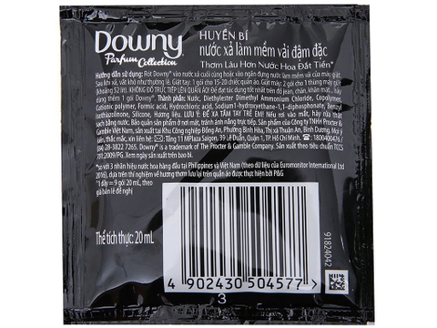 Nước xả Downy hương nước hoa huyền bí gói/ dây 20m
