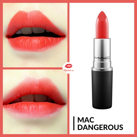 Son Thỏi Lì Mac 702 Dangerous đỏ cam