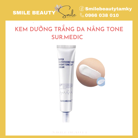 Kem dưỡng trắng da nâng tone Sur.medic 40ML