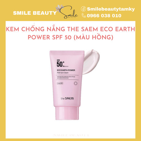 Kem chống nắng the seam eco earth da dầu