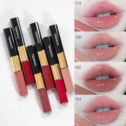 Son Kem Lì Và Bóng Chanel 2 Đầu Chanel Le Rouge Duo Ultra Tenue