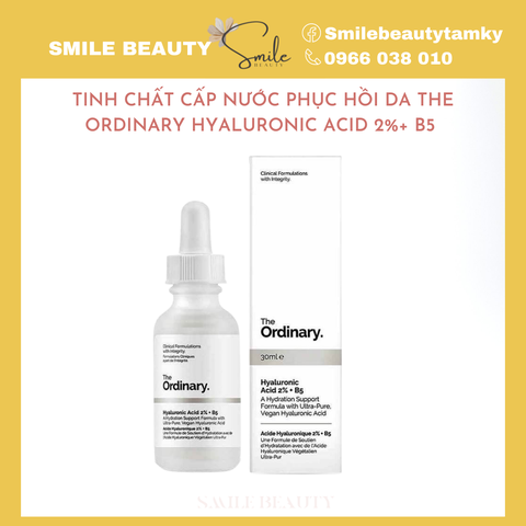 Serum cấp ẩm và phục hồi The ordinary Hyaluronic Acid 2% +B5