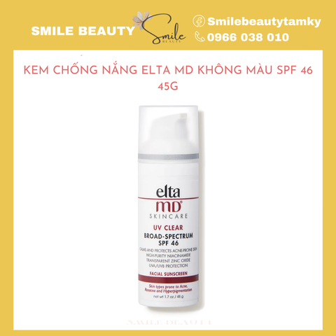 Kem chống nắng elta md không màu spf 46 48g