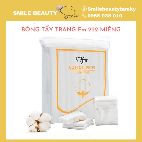 Bông tẩy trang 222 miếng - cotton pads bản chính hãng