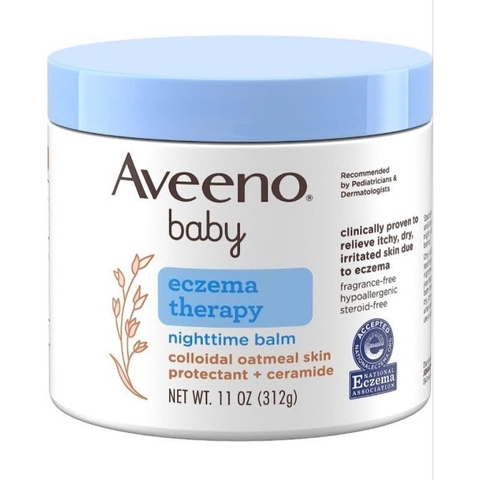 Kem Dưỡng Ẩm, Chàm Aveeno Baby Eczema Therapy Nighttime Balm 312g 6/2026