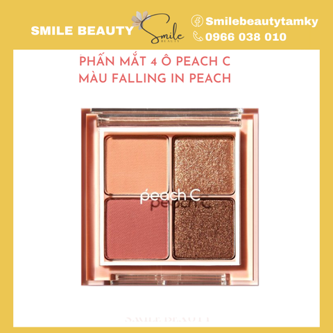 Phấn mắt 4 ô Peach C