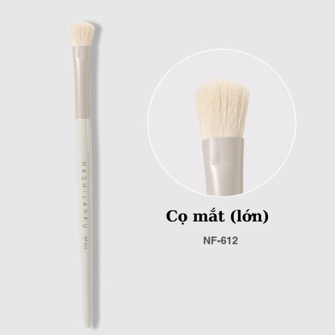 Cọ mắt Nashilanfu trắng kèm túi bảo vệ cọ silicon