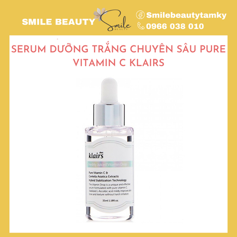 Serum Dưỡng Trắng chuyên sâu Klairs Pure Vitamin C 35ml