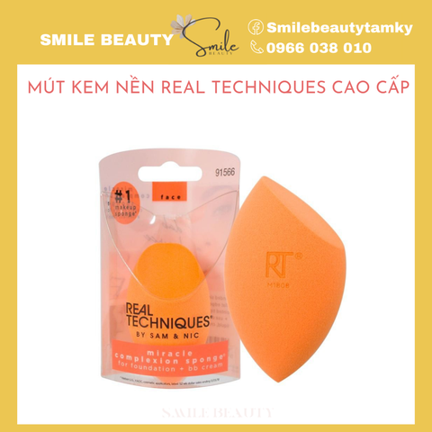 Mút kem nền Real techniques cao cấp