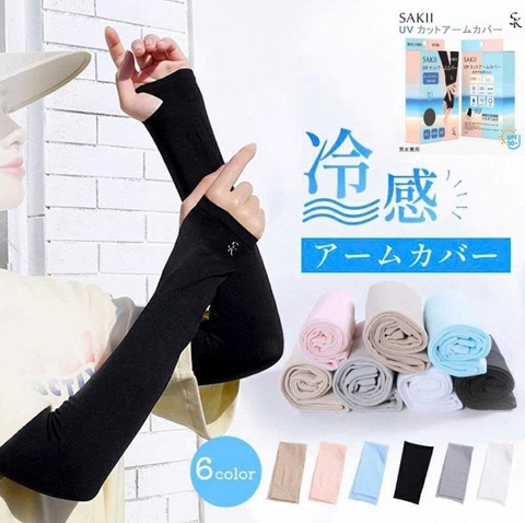 Găng Tay Chống Nắng SAKII UPF 50+ Chống tia UV Bảo Vệ Da