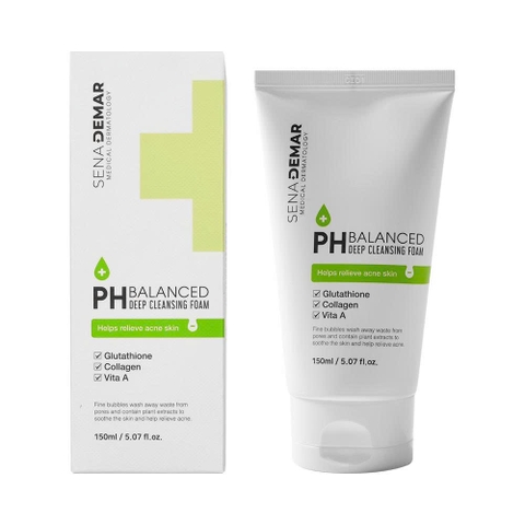 Sữa Rửa Mặt SenaDemar PH Balanced Deep Cleansing Foam 150ml