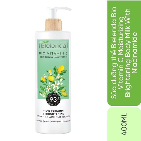 Dưỡng Thể Trắng Da Bielenda Bio Vitamin C 400ml