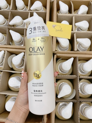 sữa tắm trắng da Olay B3 Vitamin C 500ml BẢN TRUNG