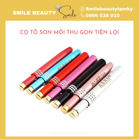 Cọ tô son môi có thể thu gọn tiện dụng
