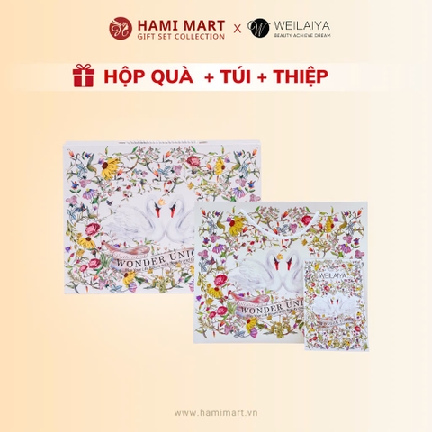 Combo Hộp quà Thiên Nga WU + Thiệp + Túi ngang