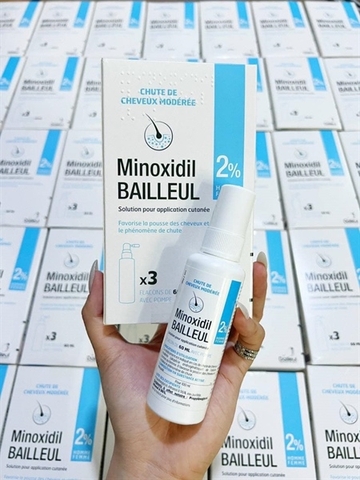 Xịt Mọc Tóc Giảm Rụng Tóc Minoxidil Bailleul 2% Pháp