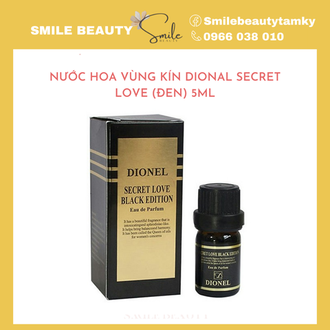 Nước hoa vùng kín Dional Secret Love (đen) 5ml