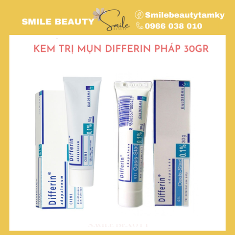 Kem trị mụn Differin Adapalene Pháp 30gr